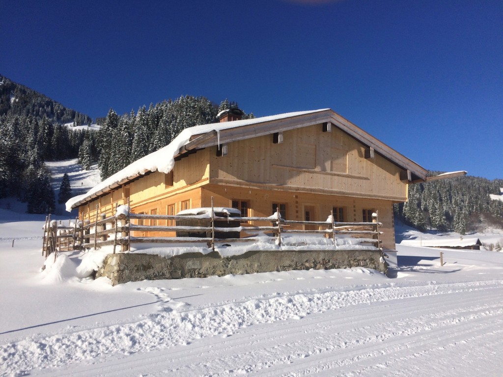 Wunderbar Hütte Im Skigebiet Mieten Bild